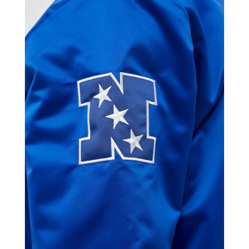 Mitchell &amp; Ness NFL Heavyweight Satin Jacket Los Angeles Rams M OJBF3413-LARYYPPPROYA