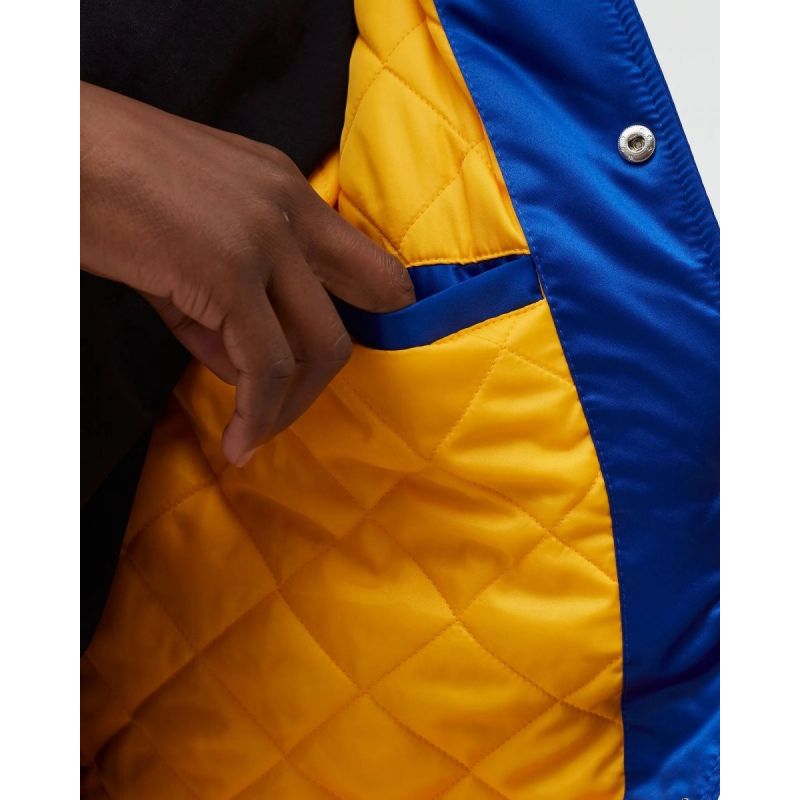 Mitchell &amp; Ness NFL Heavyweight Satin Jacket Los Angeles Rams M OJBF3413-LARYYPPPROYA
