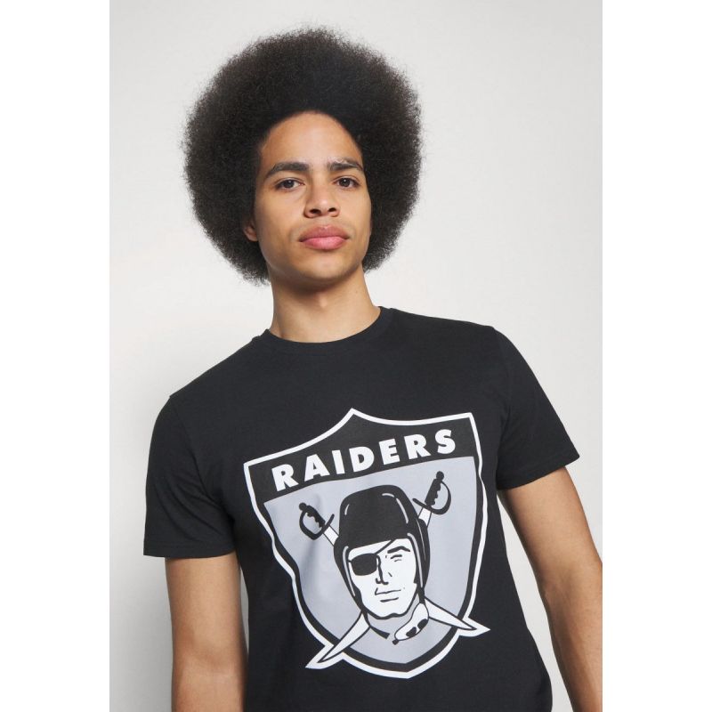 Mitchell &amp; Ness NFL Oakland Raiders Team Logo Tee BMTRINTL1270-ORABLCK