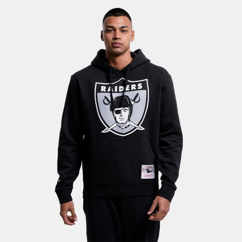 Mitchell &amp; Ness Nfl Team Logo Hoody Oakland Raiders M HDSSINTL1052-ORABLCK