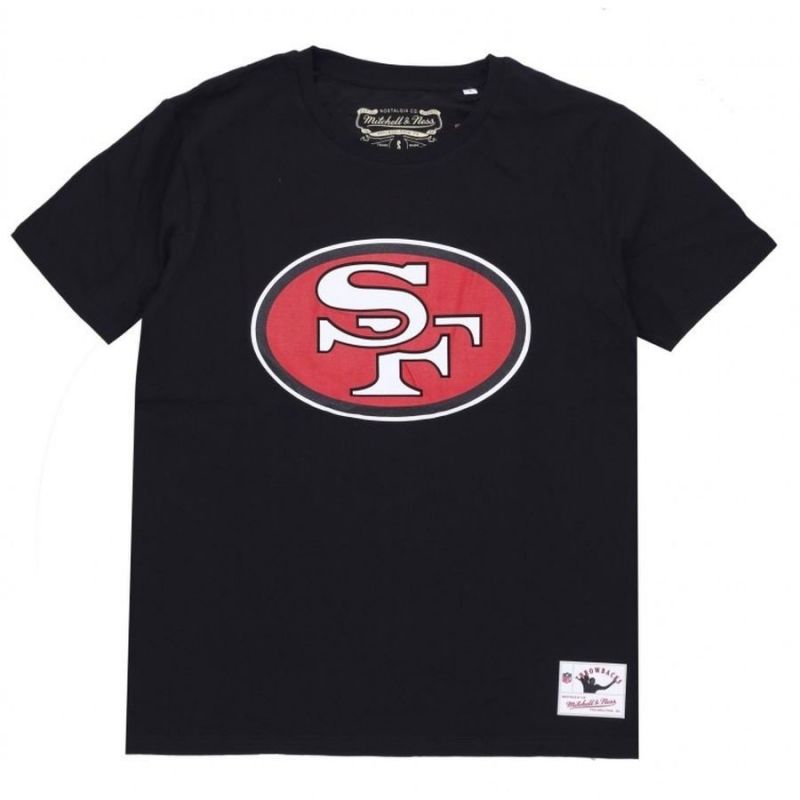 Mitchell & Ness NFL Team Logo Tee San Francisco M 49ERSS BMTRINTL1053-SF4BLCK - Sportmania.hu