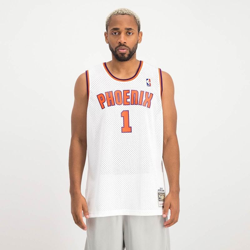 Mitchell &amp; Ness Phoenix NBA Alternate Jersey Suns 2002 Anfernee Hardaway M SMJY4443-PSU02AHAWHIT