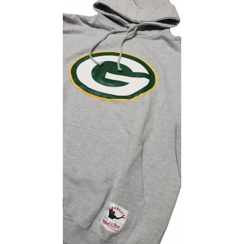 Mitchell &amp; Ness Team Logo Hoody Green Bay Pacers M HDSSINTL1052-GBPGREY