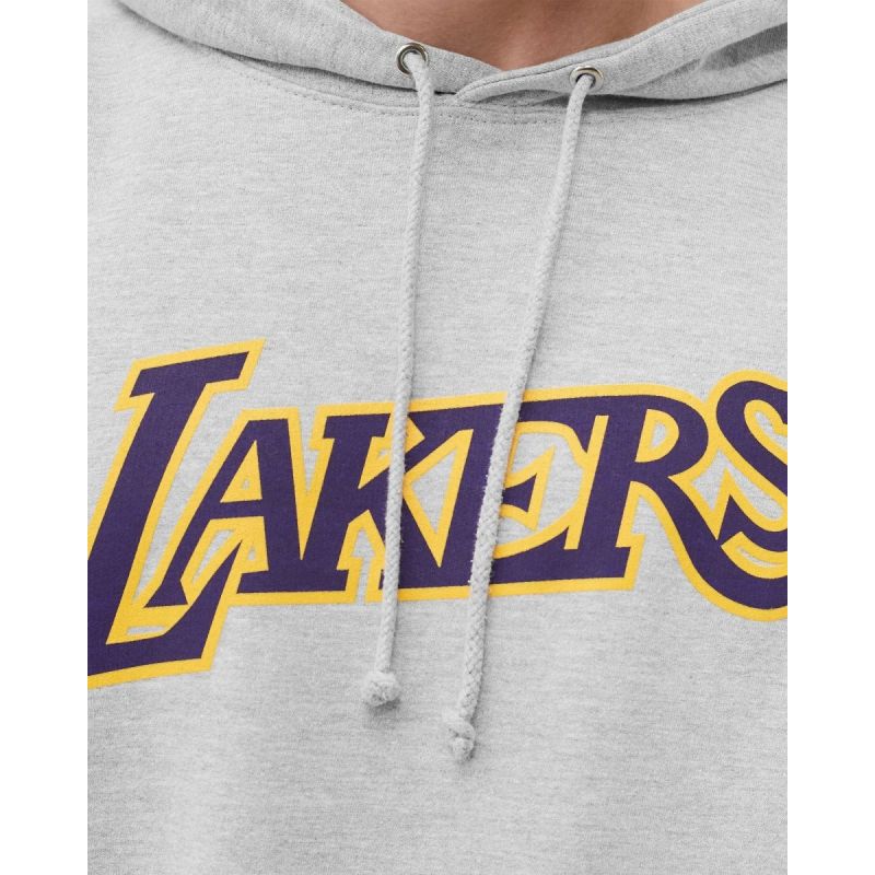 Mitchell &amp; Ness Team Logo Hoody Los Angeles Lakers M HDSSINTL1050-LALGREY