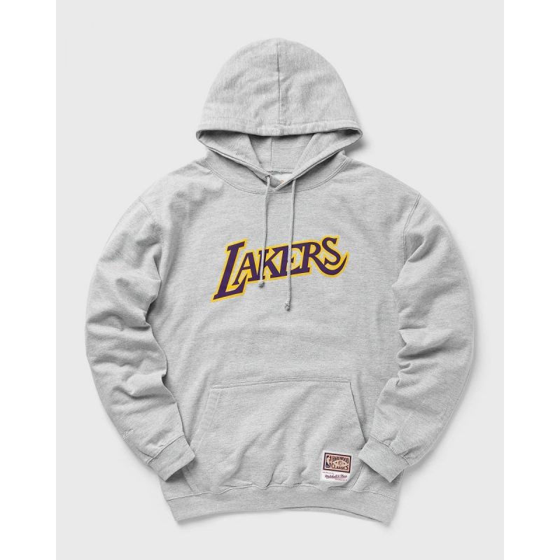 Mitchell &amp; Ness Team Logo Hoody Los Angeles Lakers M HDSSINTL1050-LALGREY