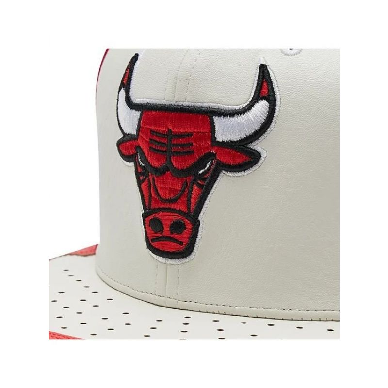 Mitchell &amp; Ness Nba Day One Snapback Bulls Cap 6hssmm19224-cbuwhrd