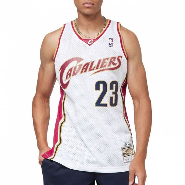 Mitchell &amp; Ness Nba Swingman Jersey Cavaliers 03 Lebron James M Smjycp19209-ccawhit03lja