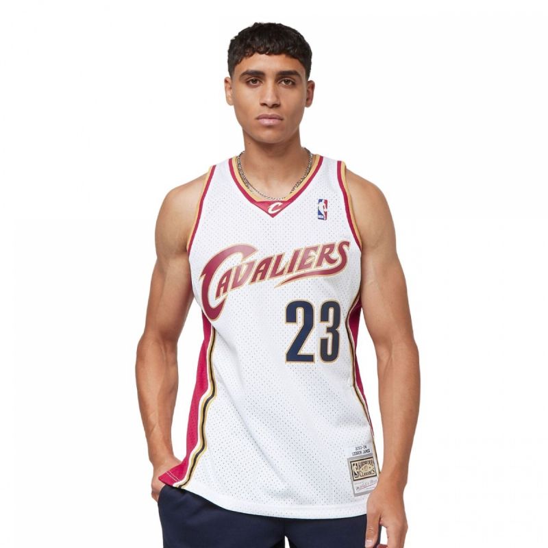 Mitchell &amp; Ness Nba Swingman Jersey Cavaliers 03 Lebron James M Smjycp19209-ccawhit03lja