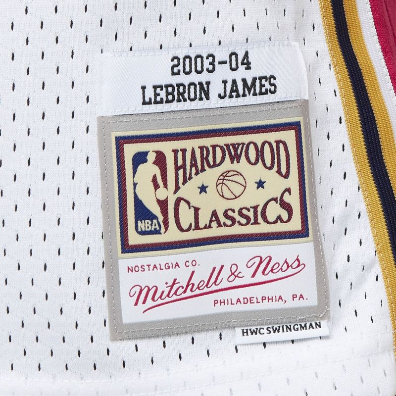 Mitchell &amp; Ness Nba Swingman Jersey Cavaliers 03 Lebron James M Smjycp19209-ccawhit03lja