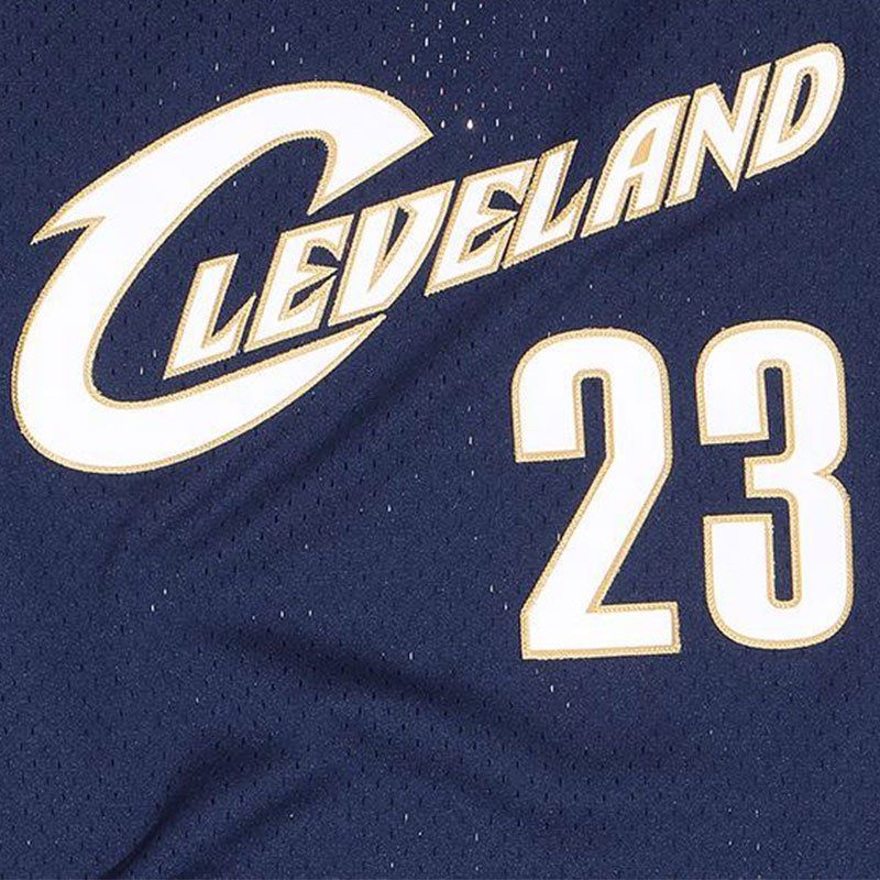 Mitchell &amp;Ness Cleveland Cavaliers NBA Swingman Jersey Lebron James M SMJYGS18156-CCANAVY08LJA