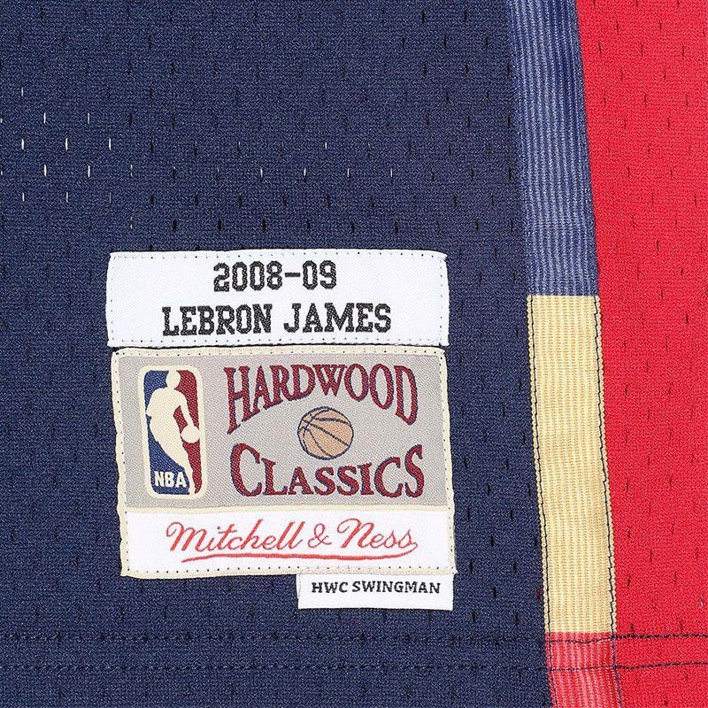Mitchell &amp;Ness Cleveland Cavaliers NBA Swingman Jersey Lebron James M SMJYGS18156-CCANAVY08LJA