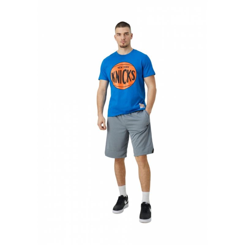Mitchell &amp;Ness NBA New York Knicks Team Logo Tee M BMTRINTL1268-NYKROYA