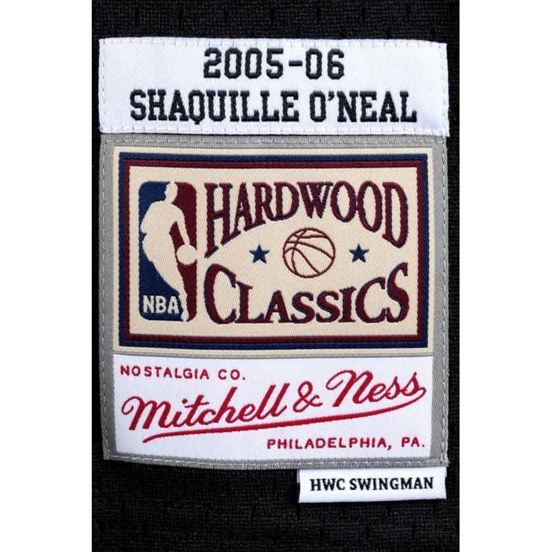Mitchell &amp;Ness NBA Swingman Miami Heat Shaquille O`Neal T-shirt M SMJYAC18017-MHEBLCK05SON - Sportmania.hu