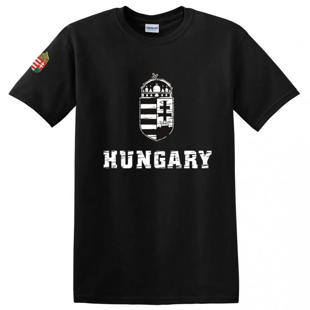 Msport Hungary Férfi Póló - Fekete Magyar Címeres