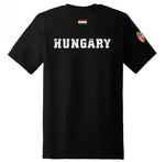 Msport Hungary Férfi Póló - Fekete Magyar Címeres