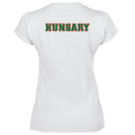 Msport Hungary Női Szurkolói Póló - Fehér V-nyakú