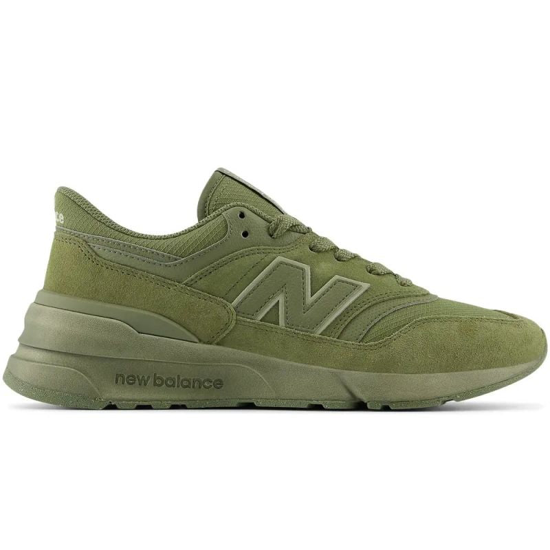 New Balance 997 Men's Suede Sneakers, zöld férfi utcai cipő U997RMF