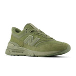 New Balance 997 Men's Suede Sneakers, zöld férfi utcai cipő U997RMF