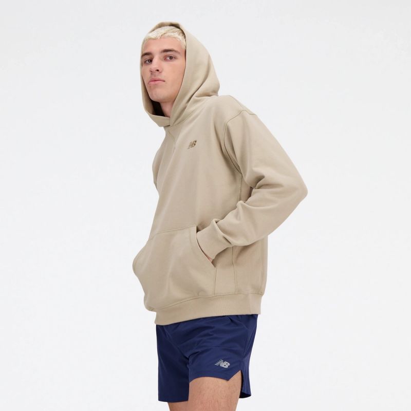 New Balance Athletics French Terry Hoo M kapucnis pullover, barna - Sportmania.hu