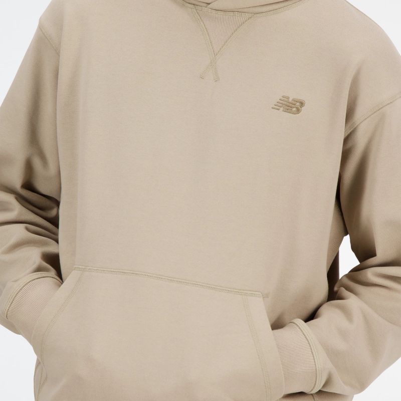 New Balance Athletics French Terry Hoo M kapucnis pullover, barna - Sportmania.hu