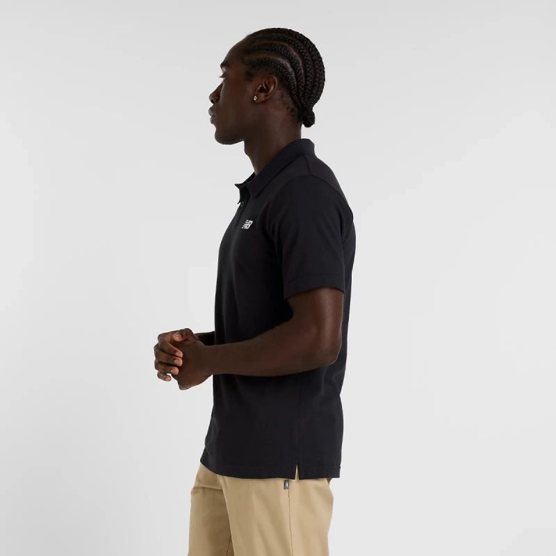 New Balance Cotton Pique Polo Shirt M Mt51519bk - Sportmania.hu