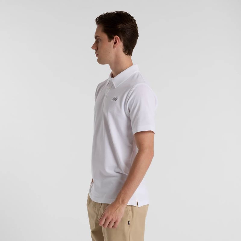 New Balance Cotton Pique Polo Shirt M MT51519WT póló - Sportmania.hu