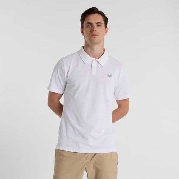 New Balance Cotton Pique Polo Shirt M MT51519WT póló - Sportmania.hu