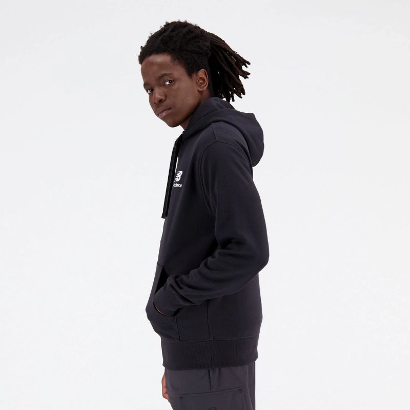 New Balance Essentials Stacked Logo Fren Bk M Sweatshirt Kapucnis pulóver - Sportmania.hu