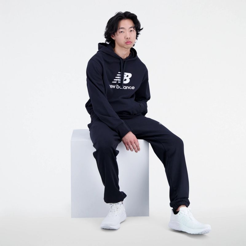 New Balance Essentials Stacked Logo Frenc M kapucnis pulóver - Sportmania.hu