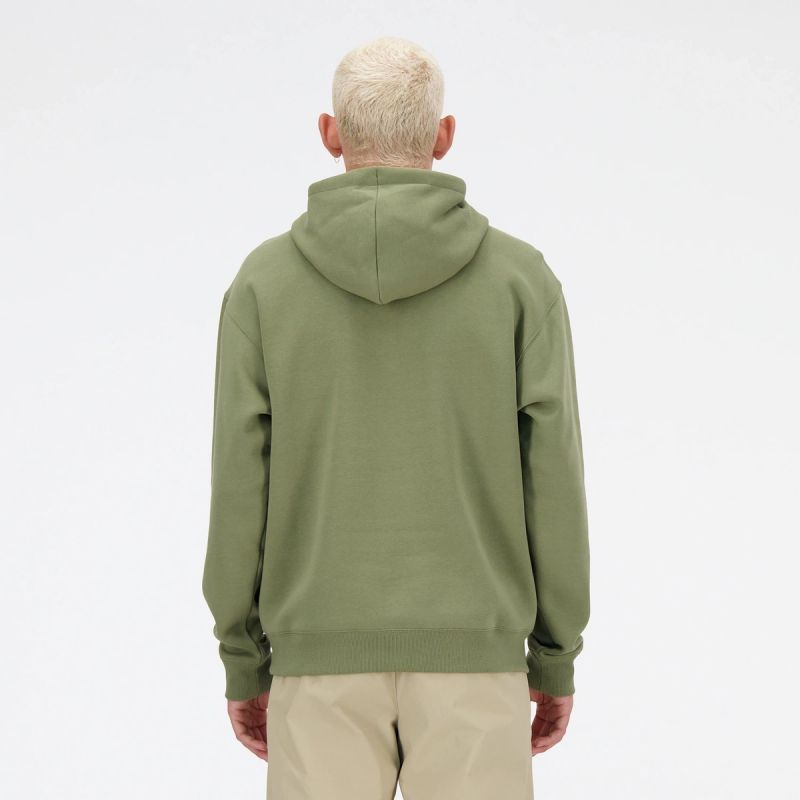 New Balance Graphic kapucnis pullover, zöld - Sportmania.hu