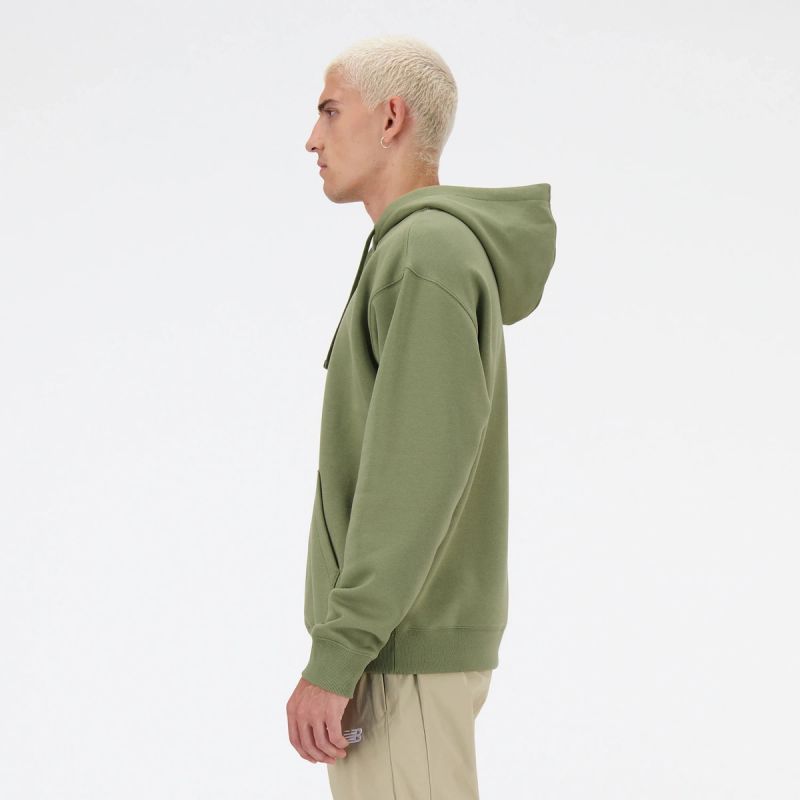 New Balance Graphic kapucnis pullover, zöld - Sportmania.hu