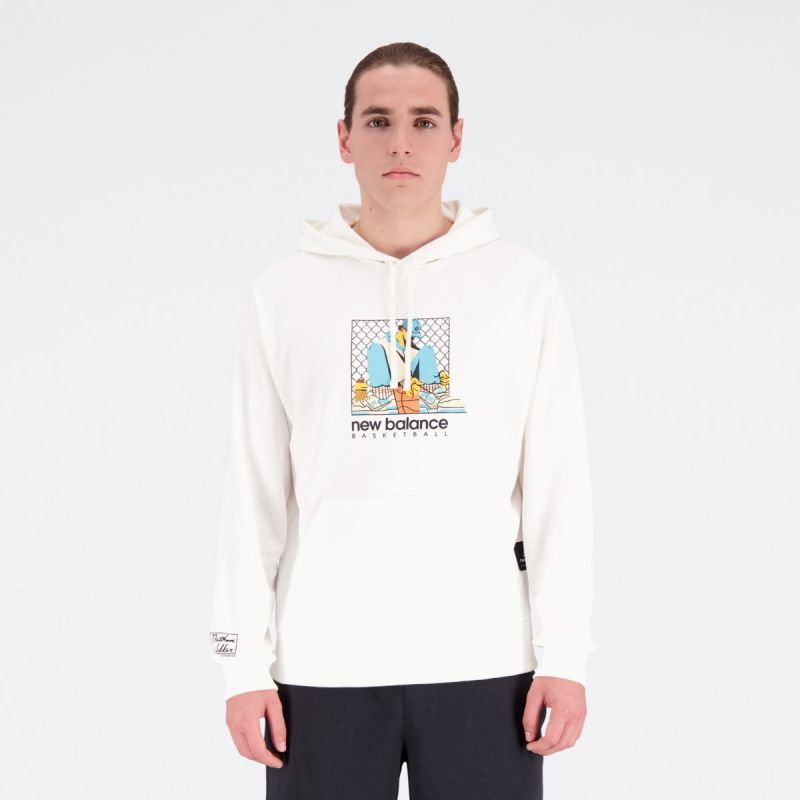 New Balance Hoops French Terry Hoodie M Kapucnis pulóver - Sportmania.hu