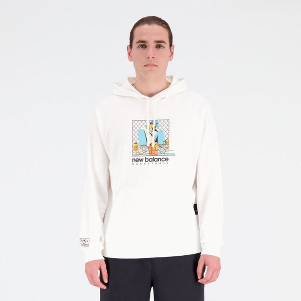 New Balance Hoops French Terry Hoodie M Kapucnis pulóver - Sportmania.hu