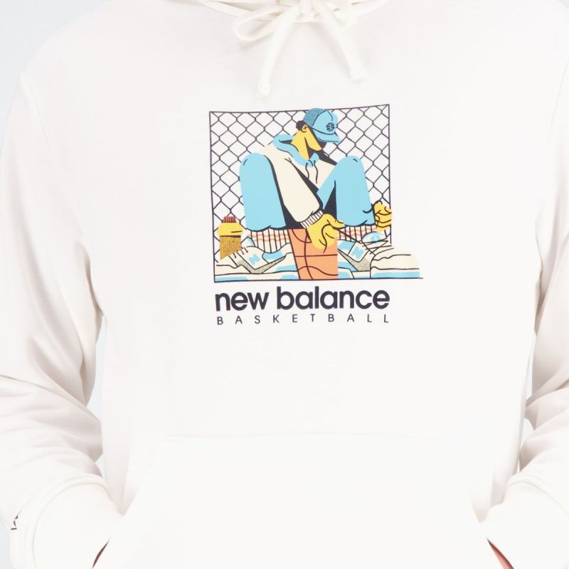 New Balance Hoops French Terry Hoodie M Kapucnis pulóver - Sportmania.hu