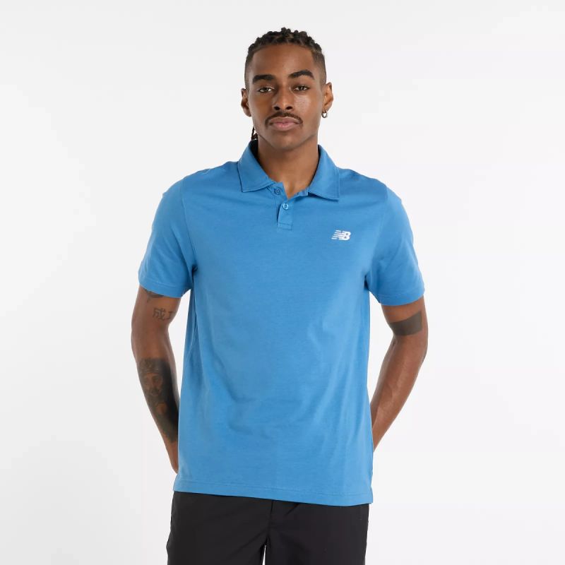 New Balance Jersey Polo Shirt M Mt51504set