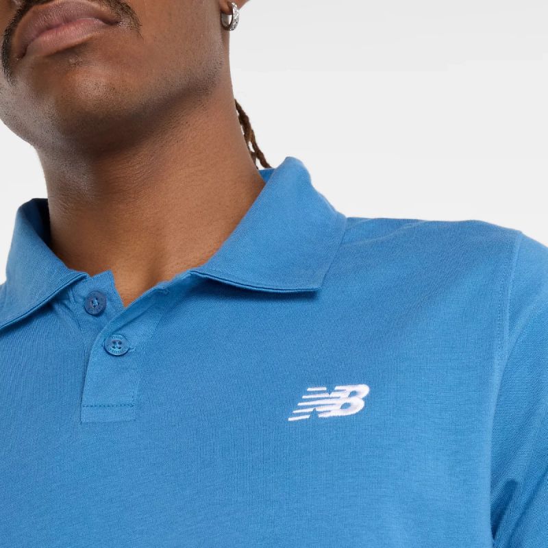 New Balance Jersey Polo Shirt M Mt51504set