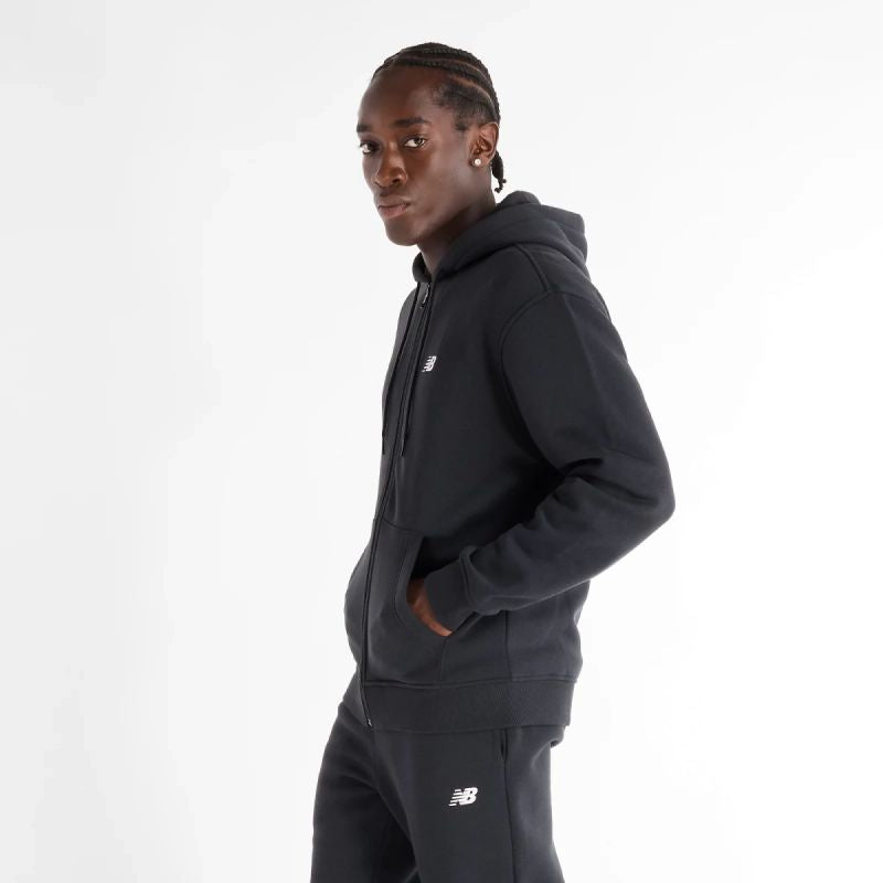 New Balance Sport Core Brushed Full Zip Hm Sweatshirt Mj43902bk