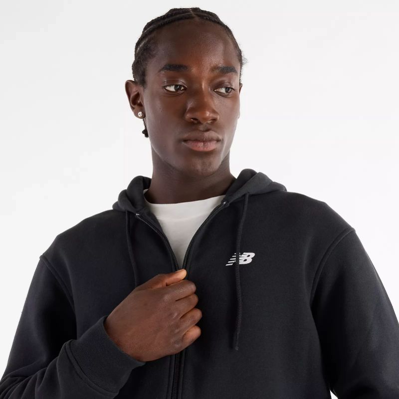 New Balance Sport Core Brushed Full Zip Hm Sweatshirt Mj43902bk