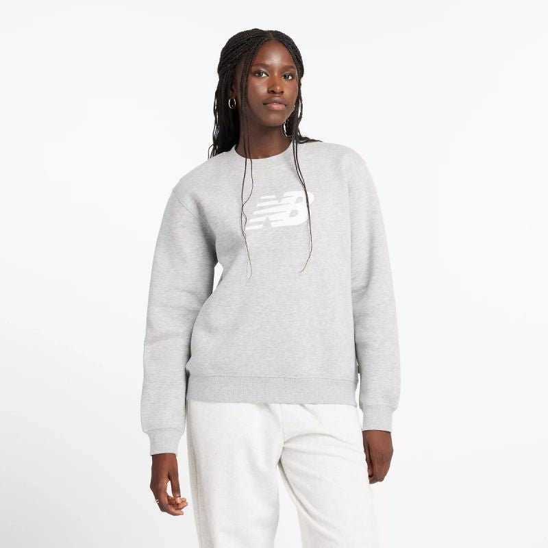New Balance Sport Fleece Logo Crew W Sweatshirt Wt43526ag