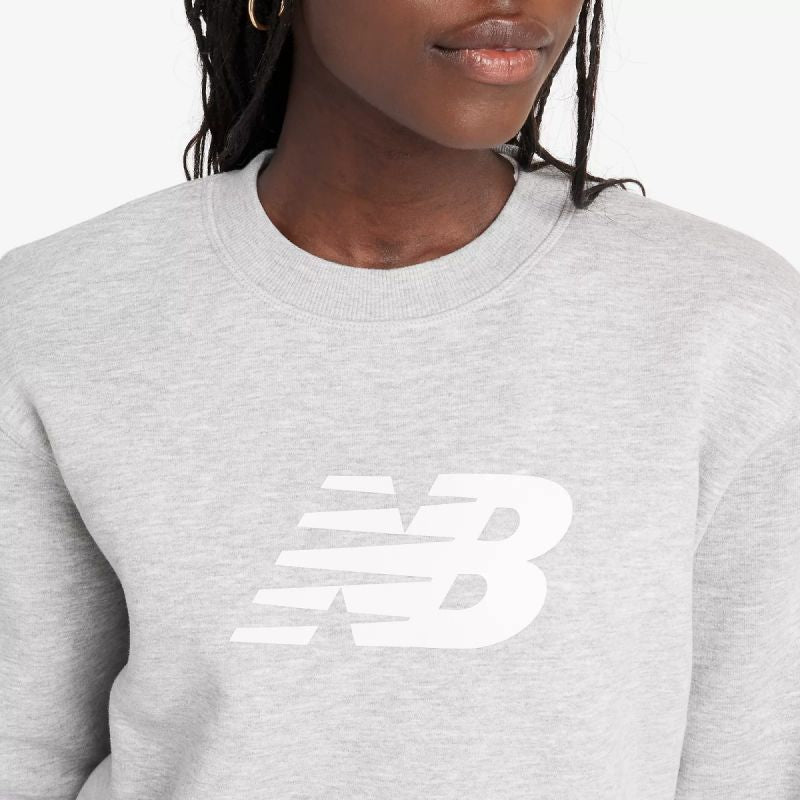 New Balance Sport Fleece Logo Crew W Sweatshirt Wt43526ag
