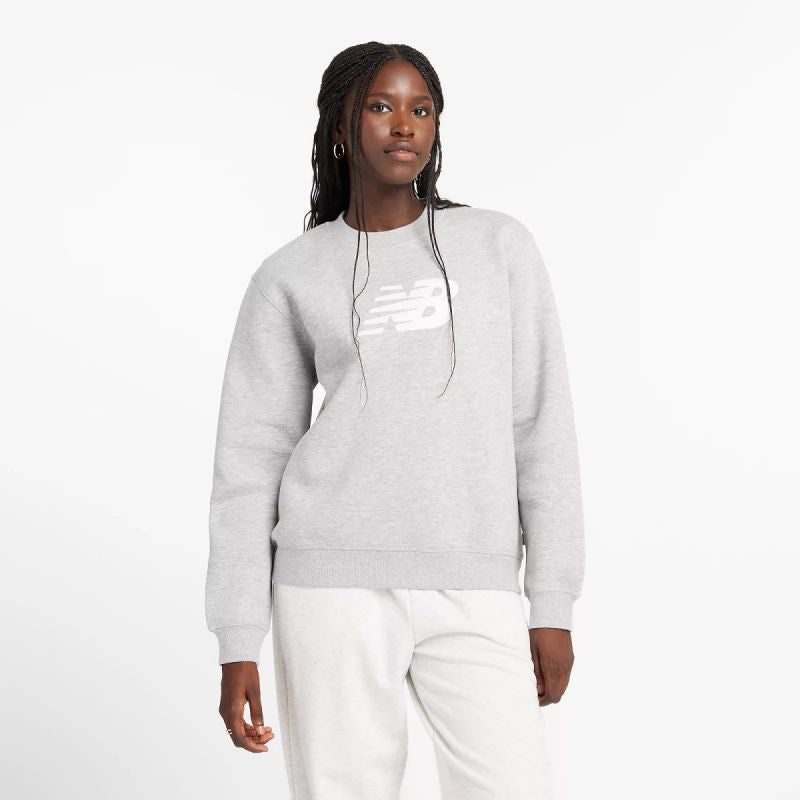 New Balance Sport Fleece Logo Crew W Sweatshirt Wt43526ag