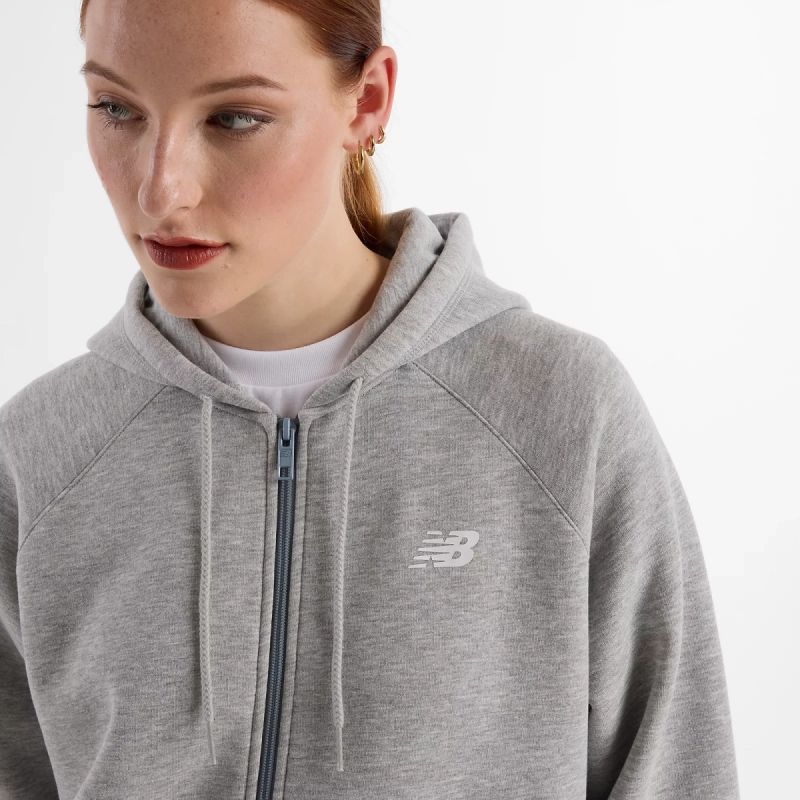 New Balance Sport Fleece Logo Full Zip Sweatshirt W Wj43525ag