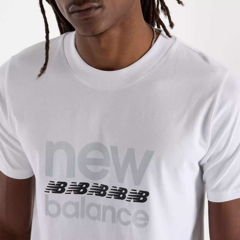 New Balance Sport Graphic T-Shirt M Mt51940wt - Sportmania.hu