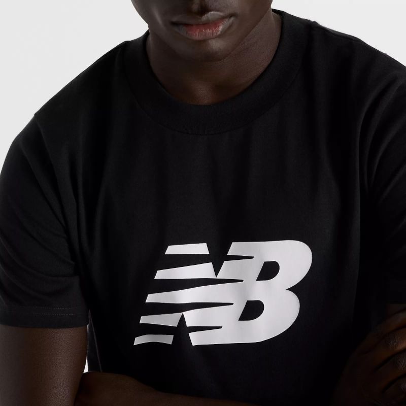 New Balance Sport Jersey Logo M Mt43906bk