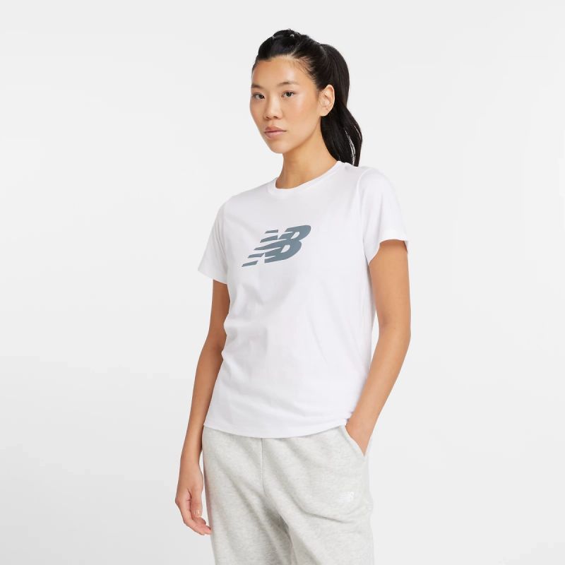 New Balance Sport Jersey Logo T-Shirt W Wt43582wt