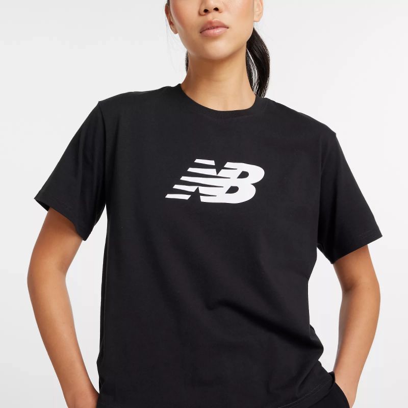 New Balance Sport Jersey Relaxed Logo W T-Shirt Wt43583bk