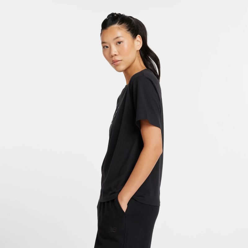 New Balance Sport Jersey Relaxed Logo W T-Shirt Wt43583bk