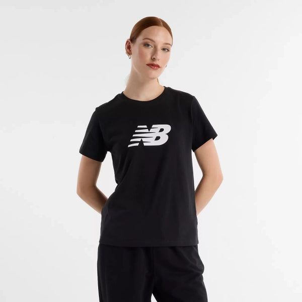 New Balance S/s Sport Jersey Logo W T-Shirt Wt43582bk