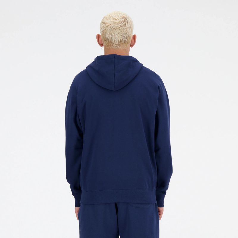 New Balance Stacked Logo Hoodie Fren Nny M kapucnis pulóver, kék - Sportmania.hu