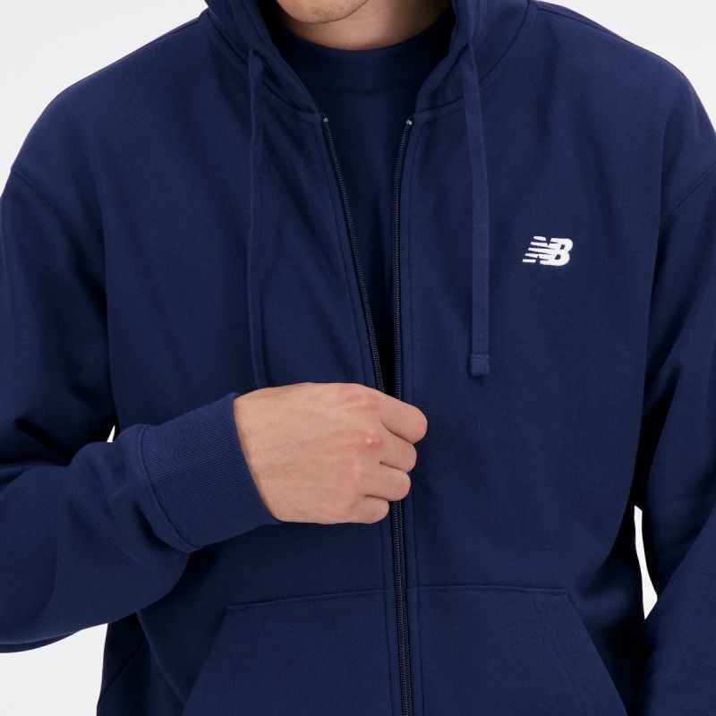New Balance Stacked Logo Hoodie Fren Nny M kapucnis pulóver, kék - Sportmania.hu
